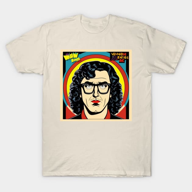 Yankovic Vintage Vinyl Album Cover Art T-Shirt by musicgeniusart